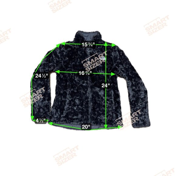 The North Face Womens Fleece Reversible Jacket S Black Polyester Mossbud Swirl - Picture 5 of 7